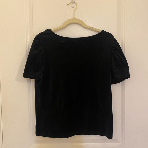 Velvet cap sleeve top from Loft. Size s - Picture 1 of 4